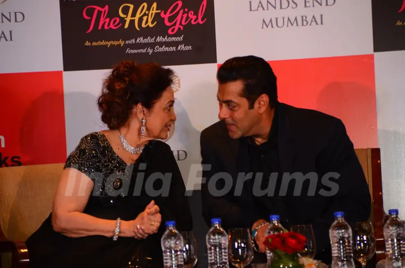 Salman Khan at Khalid Mohamed's book launch on Asha Parikh!