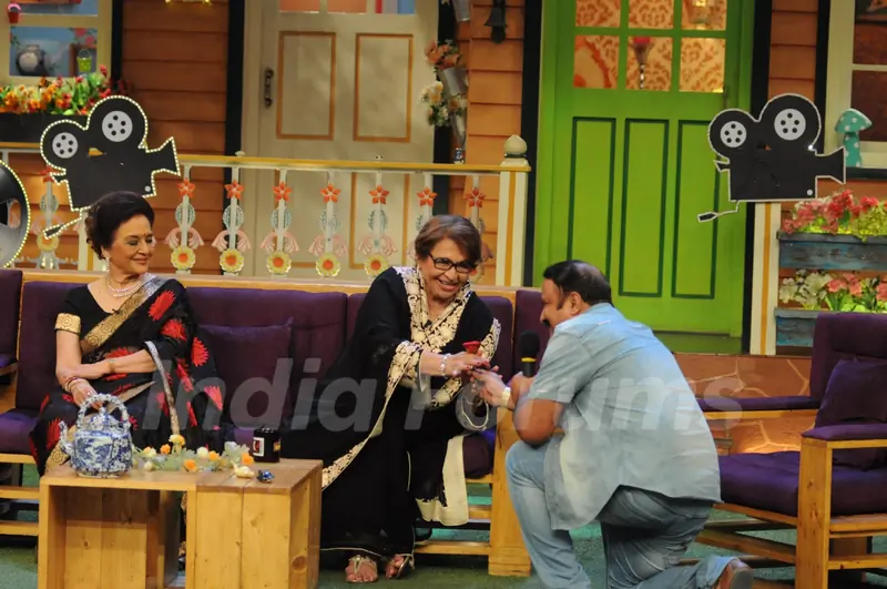 Asha Parekh and Helen on the sets of 'The Kapil Sharma Show'