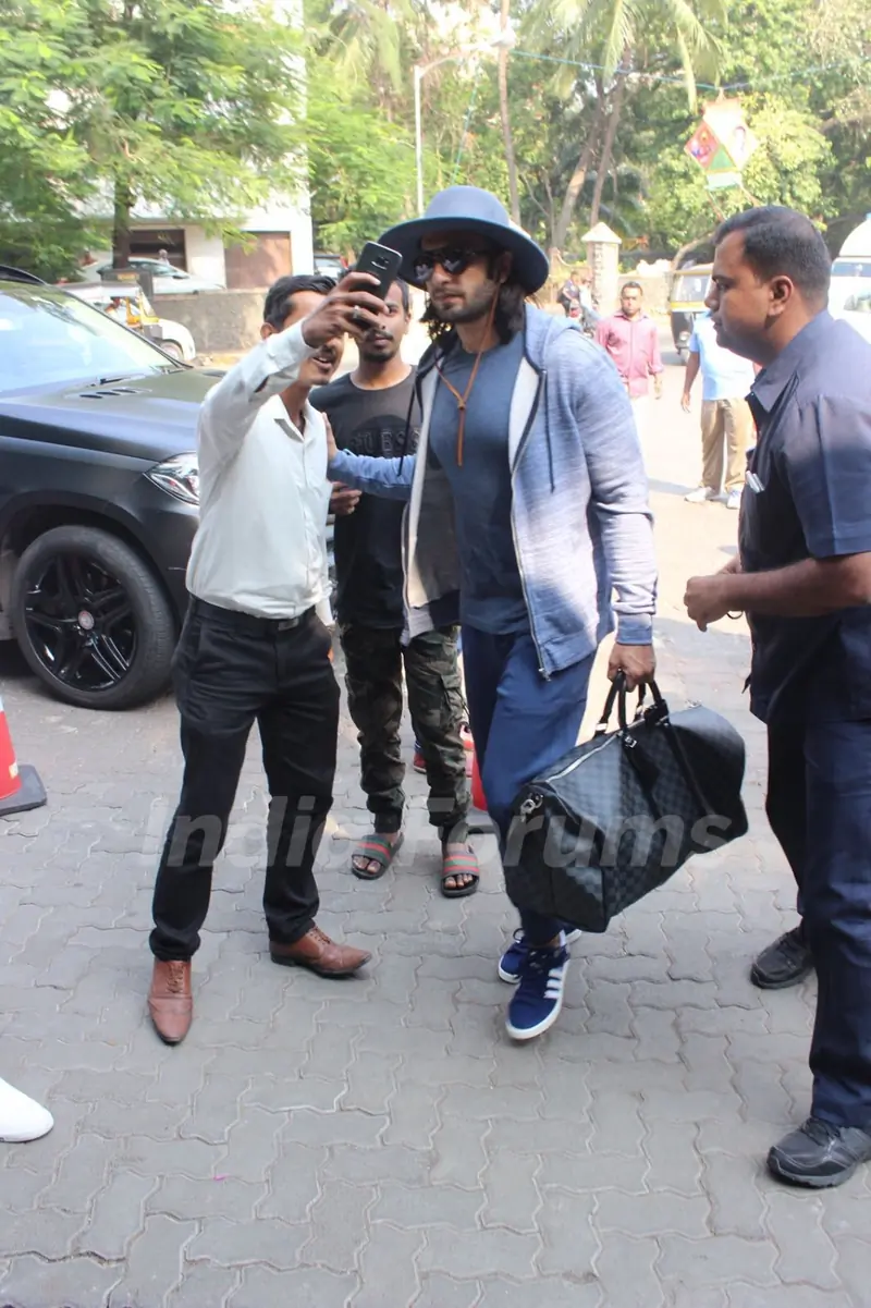 Ranveer Singh with a FAN