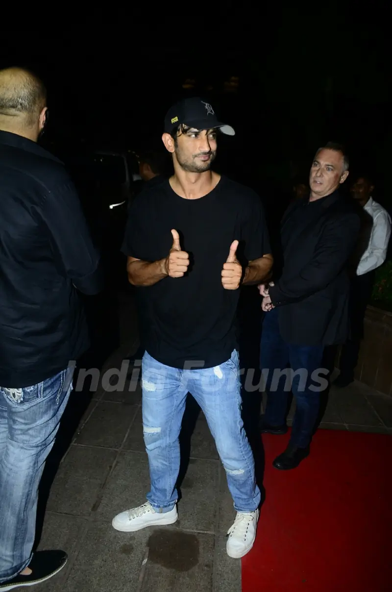 Sushant Singh Rajput also attended