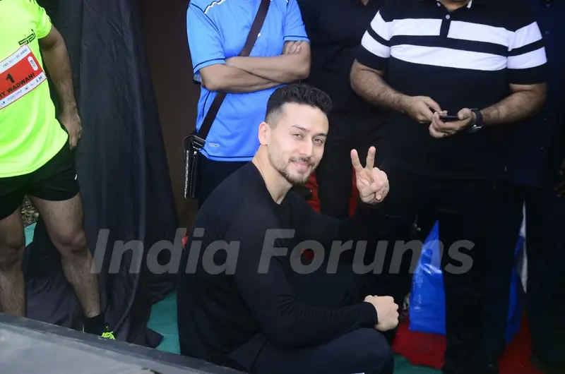 Tiger poses for the camera