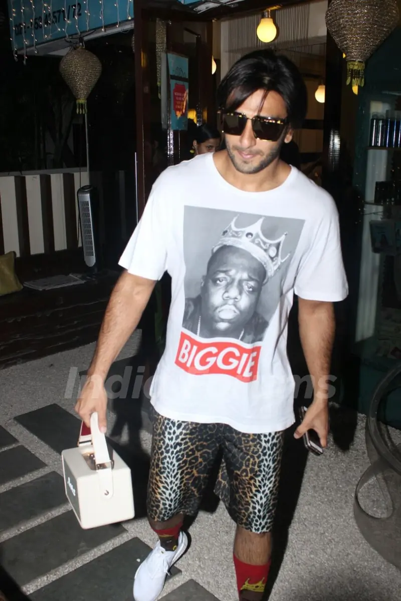 Ranveer in clean shave after a long time!