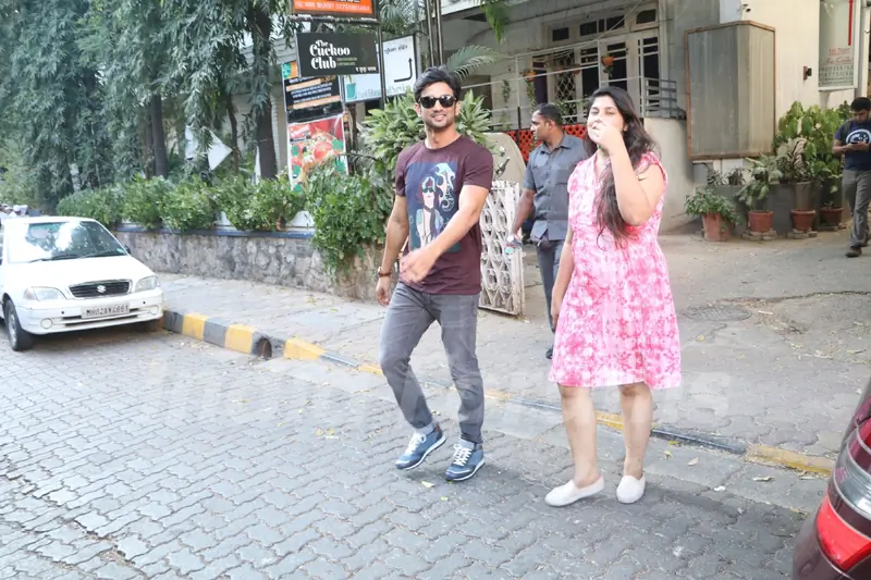 Varun Dhawan and Sushant Singh Rajput spotted in the city.