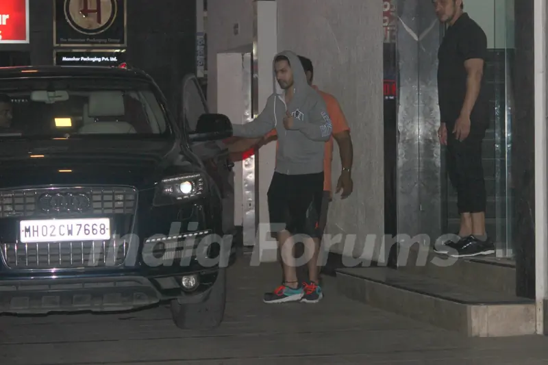 Varun Dhawan and Sushant Singh Rajput spotted in the city.