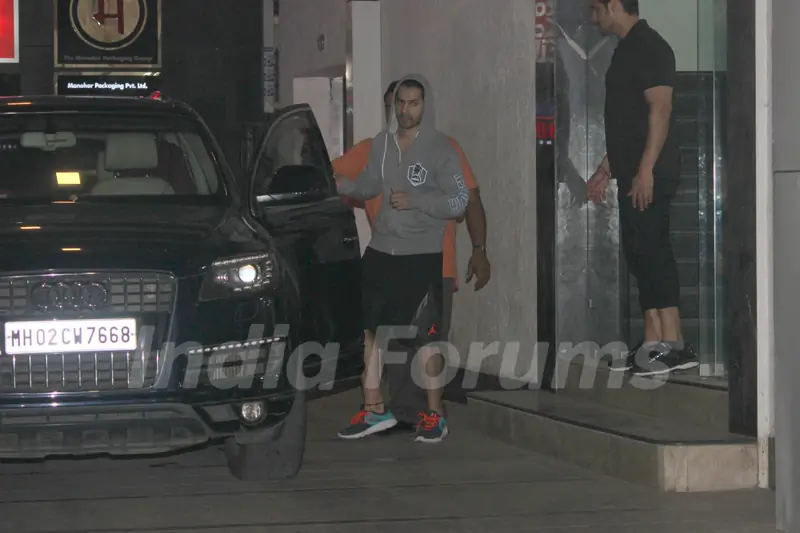 Varun Dhawan and Sushant Singh Rajput spotted in the city.