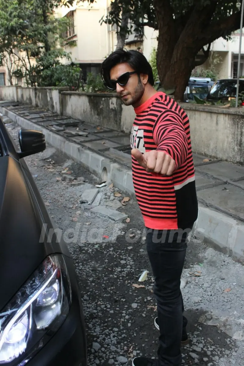 Ranbir Singh snapped!!