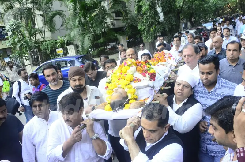 Neeraj Vora's Funeral
