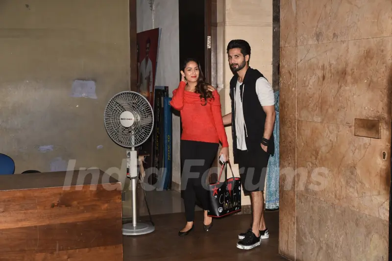 Jahnavi with Ishaan's family at the screening of Beyond the Clouds