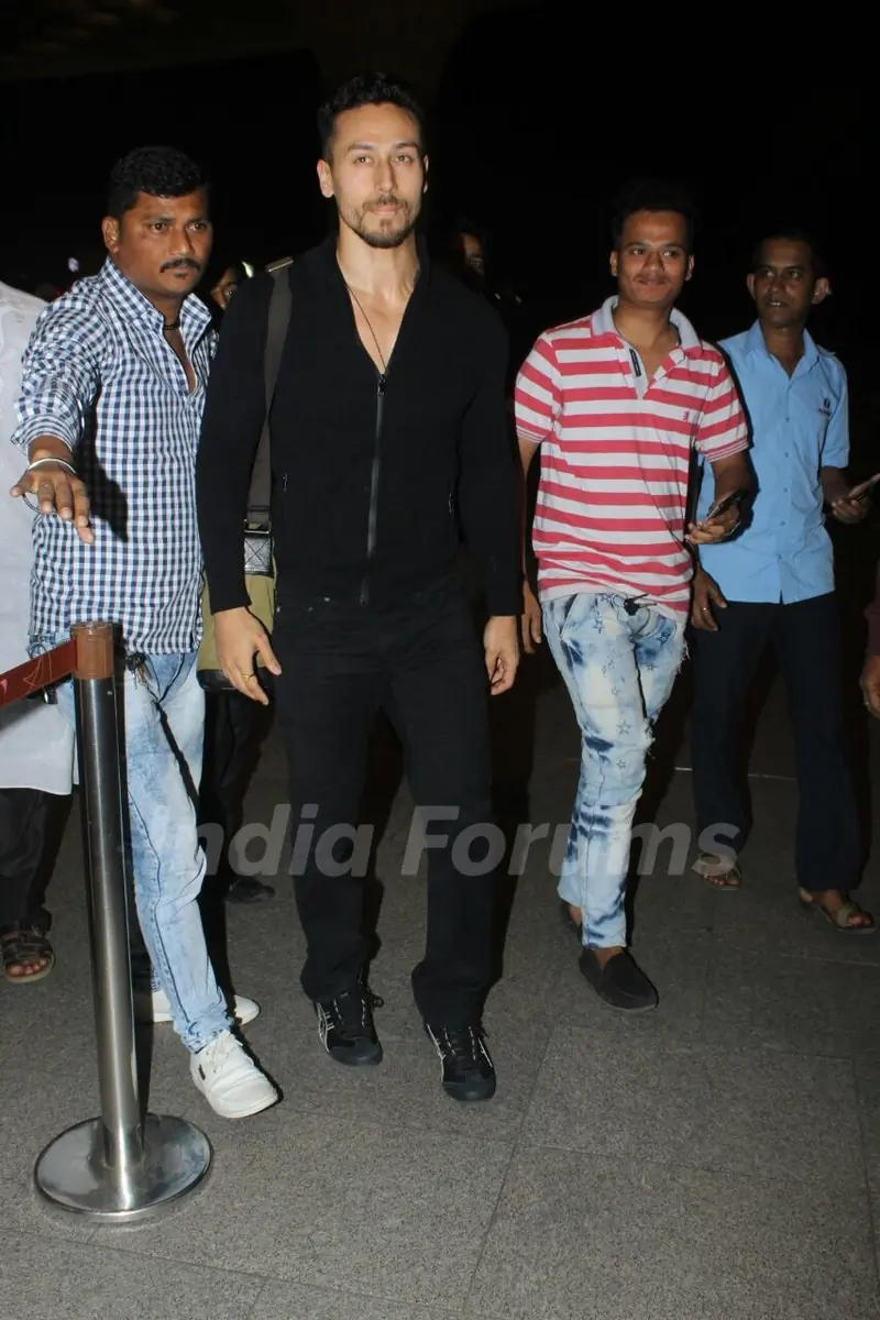 Tiger Shroff at the Airport