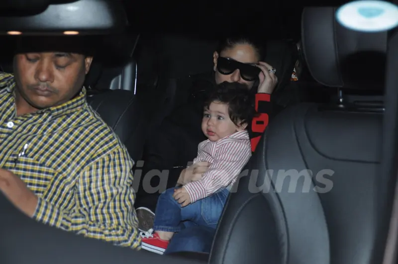 Mira with Misha Kapoor and Kareena with Taimur Ali Khan snapped
