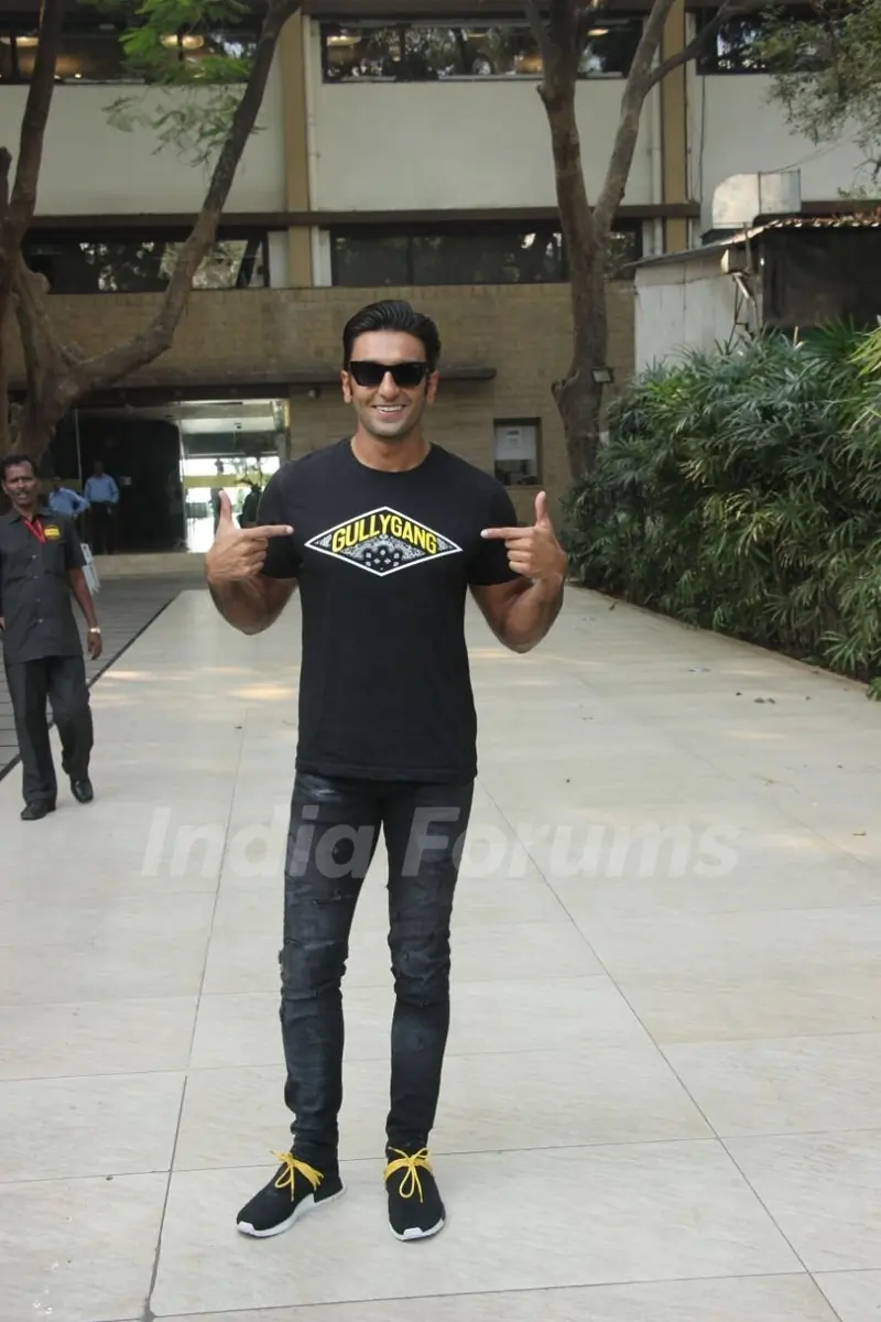 Ranveer Singh snapped in the city