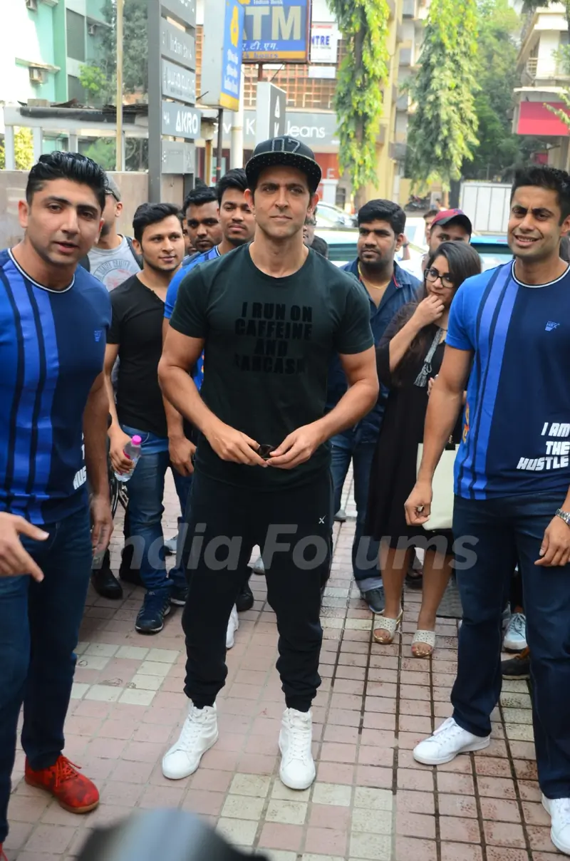 A dashing Hrithik Roshan at a Gym launch
