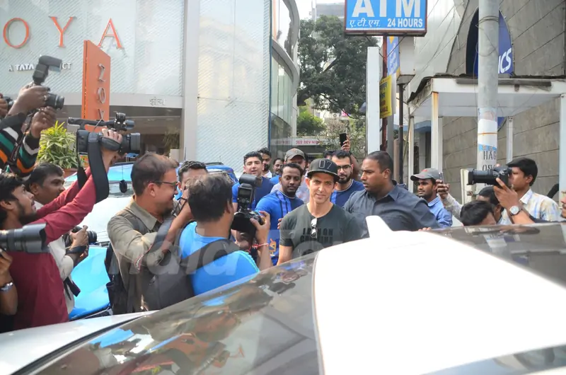 A dashing Hrithik Roshan at a Gym launch