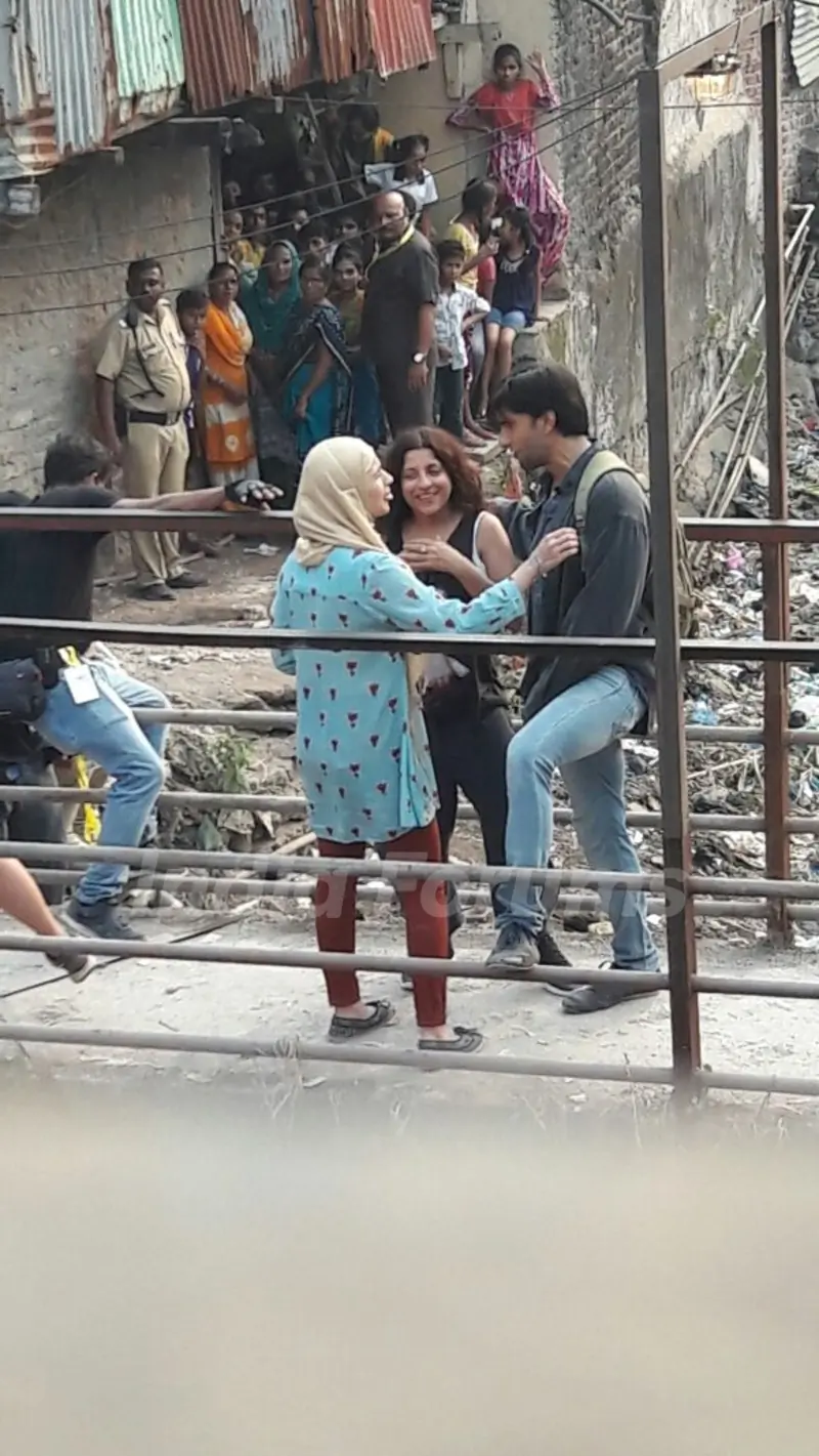 Ranveer Singh - Alia Bhatt shoot for Gully Boy