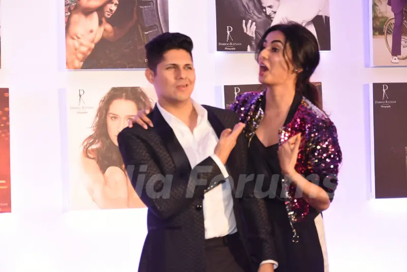 Abhishek Bachchan, Rekha, Sunny Leona at an event
