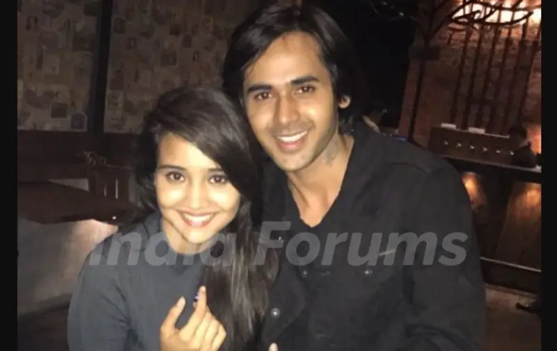 Randeep Rai with co-star Ashi Singh