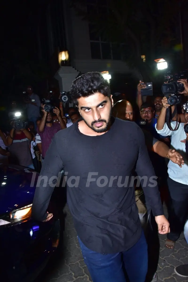Arjun Kapoor at Anil's residence