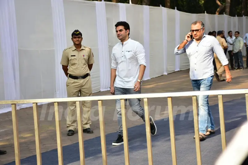 Arbaaz Khan arrives