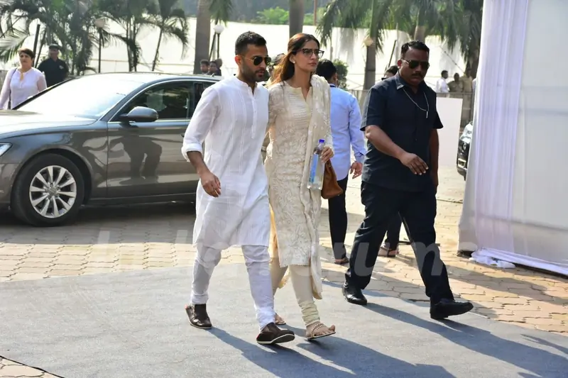 Niece Sonam with beau Anand at the Venue