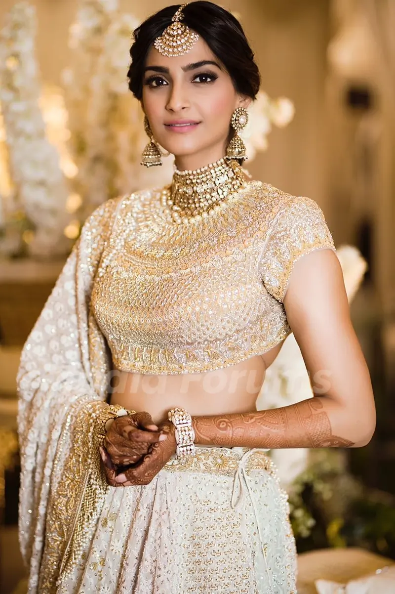 Sonam Kapoor at her Sangeet ceremony
