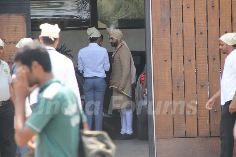 Anand Ahuja in wedding attire