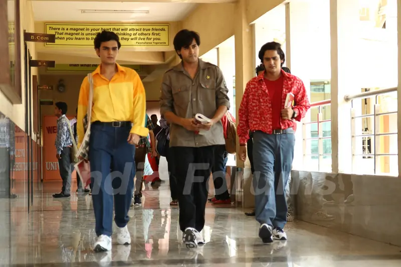 Sameer along with Munna Pandit from Yeh Un Dinon Ki Baat Hai