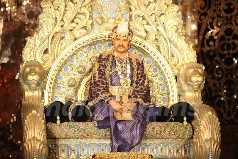 Shahbaz Khan as Akbar at the launch of COLORS' Dastaan-E-Mohobbat Salim Anarkali