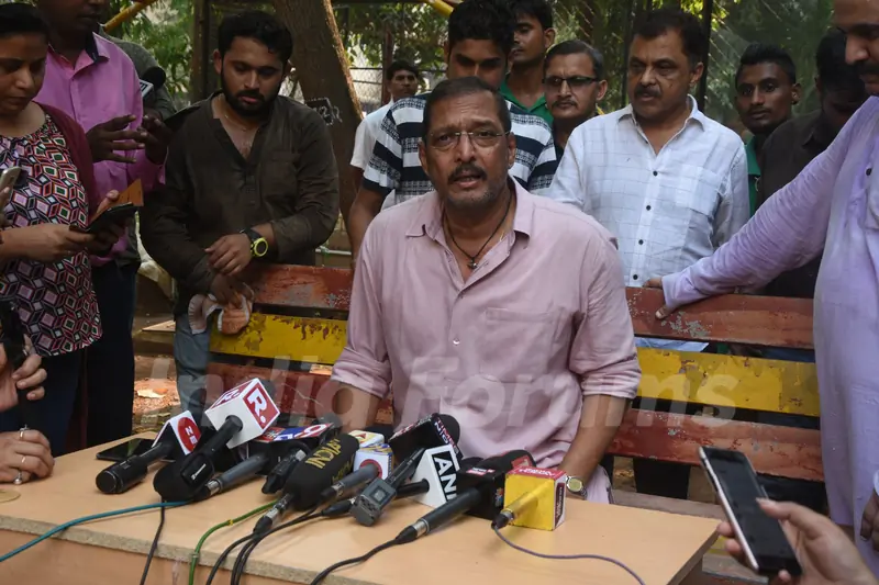 Nana Patekar and Vinita Nanda's press conference