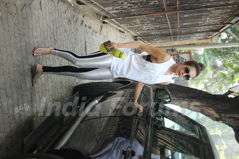 Malaika Arora spotted at her mom's house