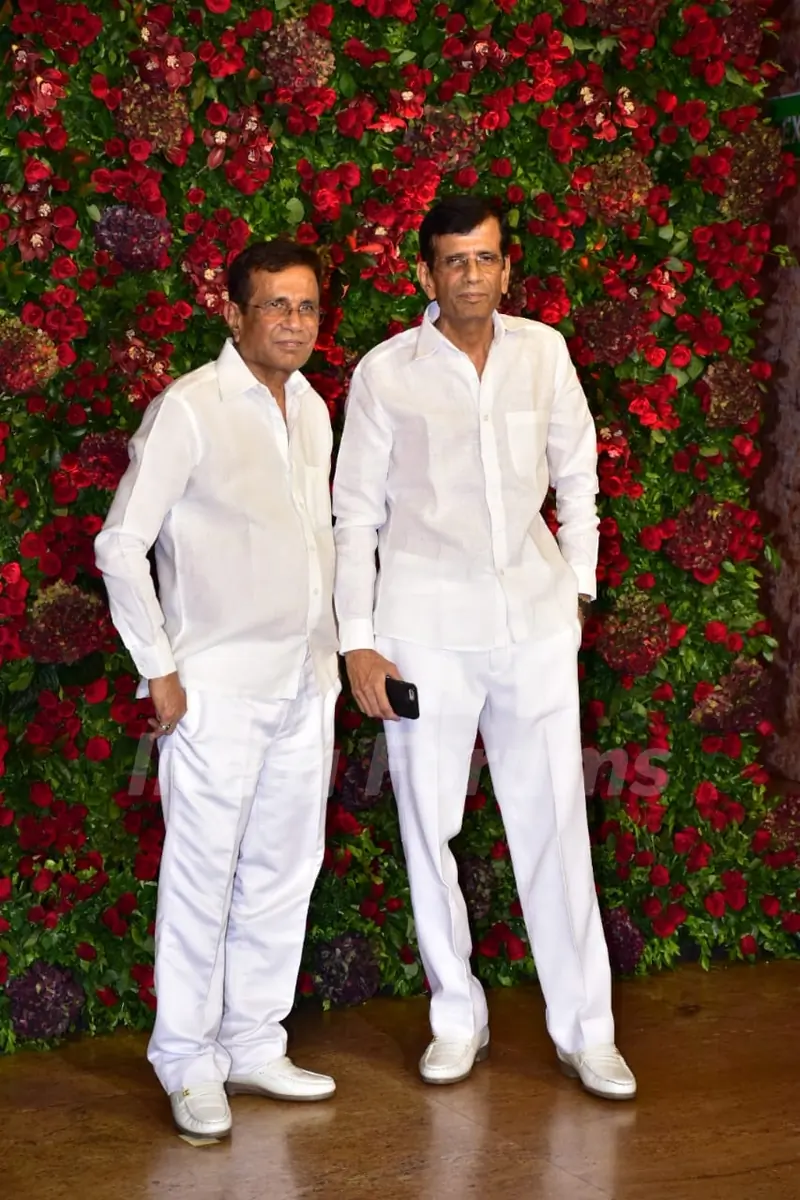 Abbas-Mustan at Ranveer-Deepika's Mumbai reception