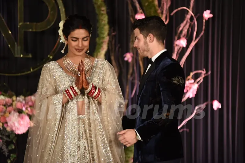 Priyanka and Nick at their Wedding Reception, Delhi