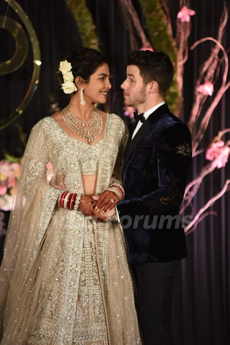 Priyanka and Nick at their Wedding Reception, Delhi