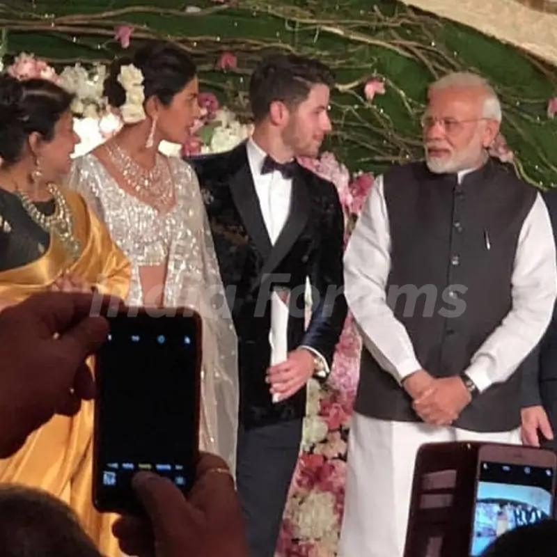 Prime Minister Narendra Modi at Priyanka and Nick's Wedding Reception, Delhi