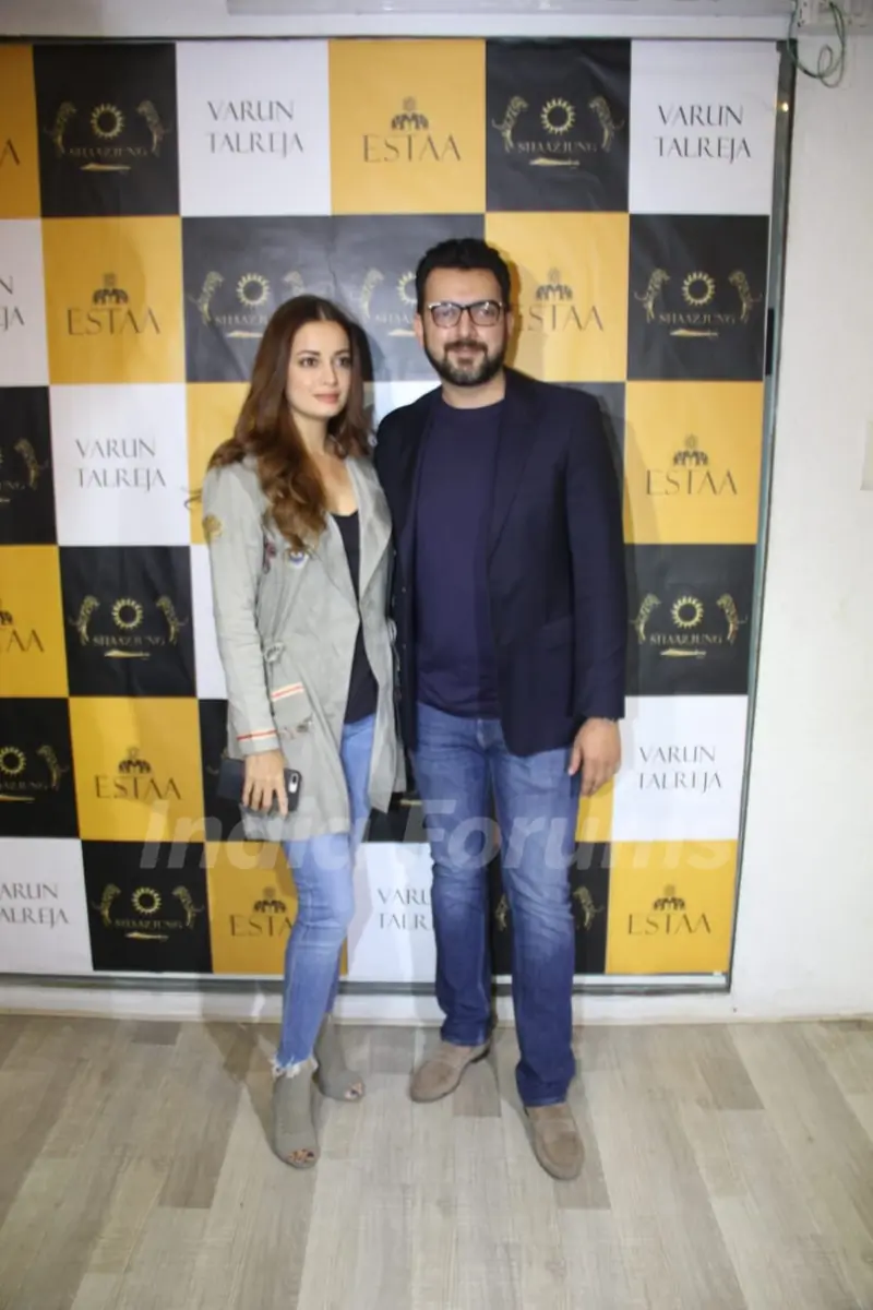 Dia Mirza Snapped at a Light and Shadow Event