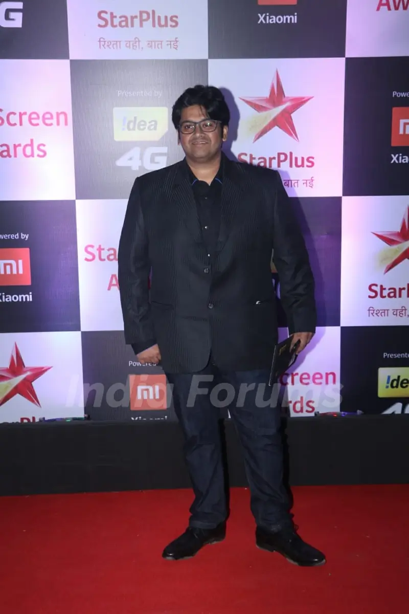Milap Zaveri at Star Screen Awards 2018