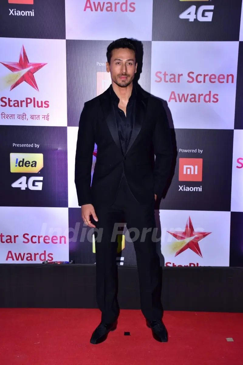 Tiger Shroff at Star Screen Awards 2018
