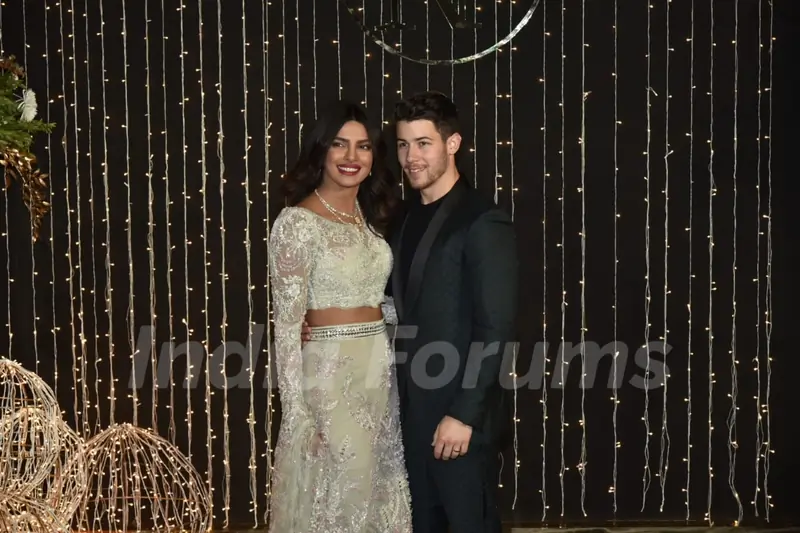 Priyanka Chopra and Nick Jonas at their Wedding Reception, Mumbai
