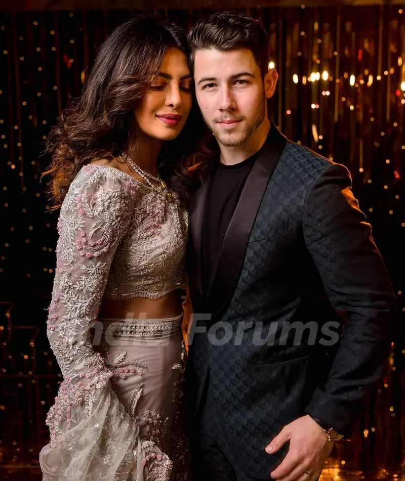 Priyanka Chopra and Nick Jonas at their Wedding Reception, Mumbai