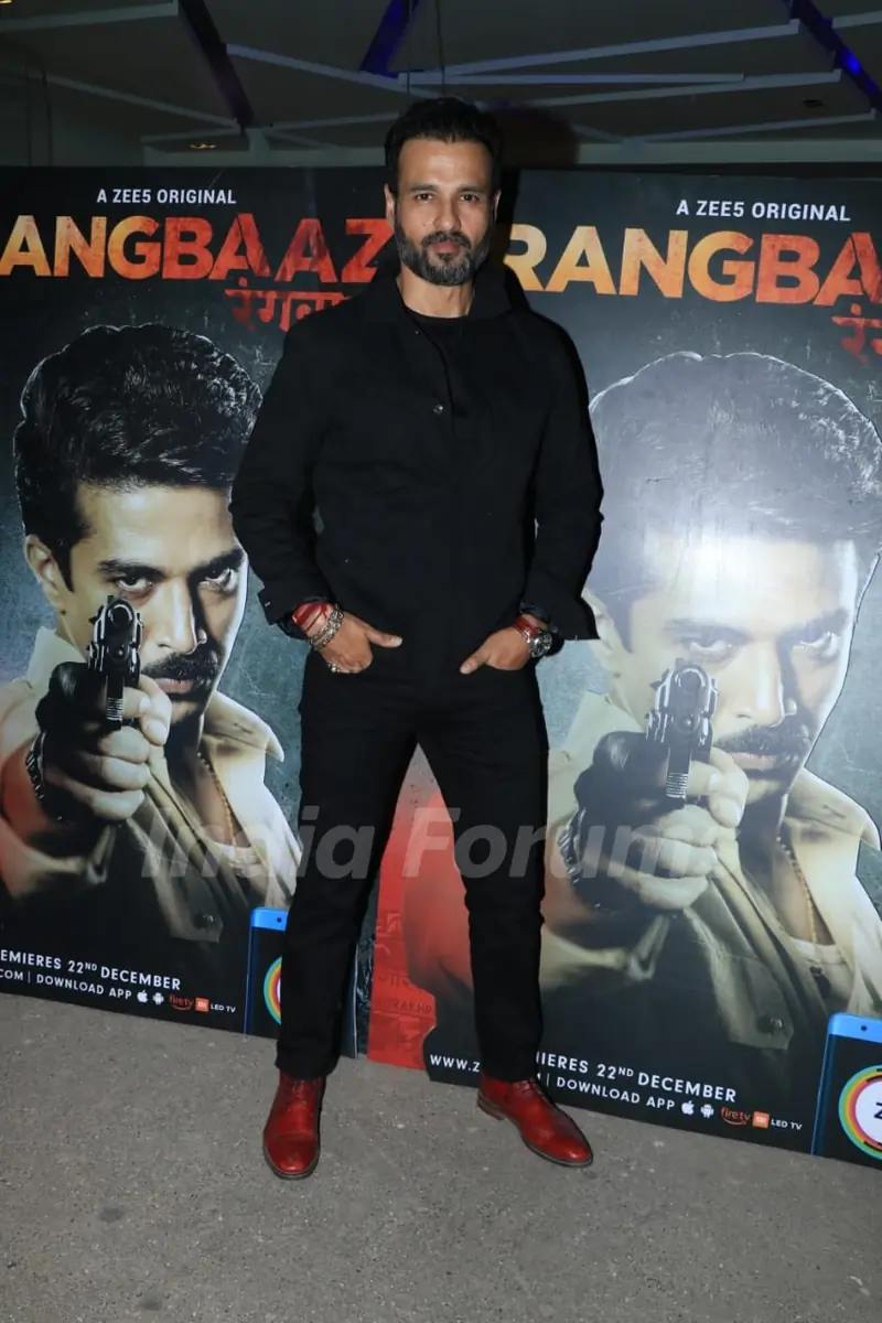 Rohit Roy at Rangbaaz Screening