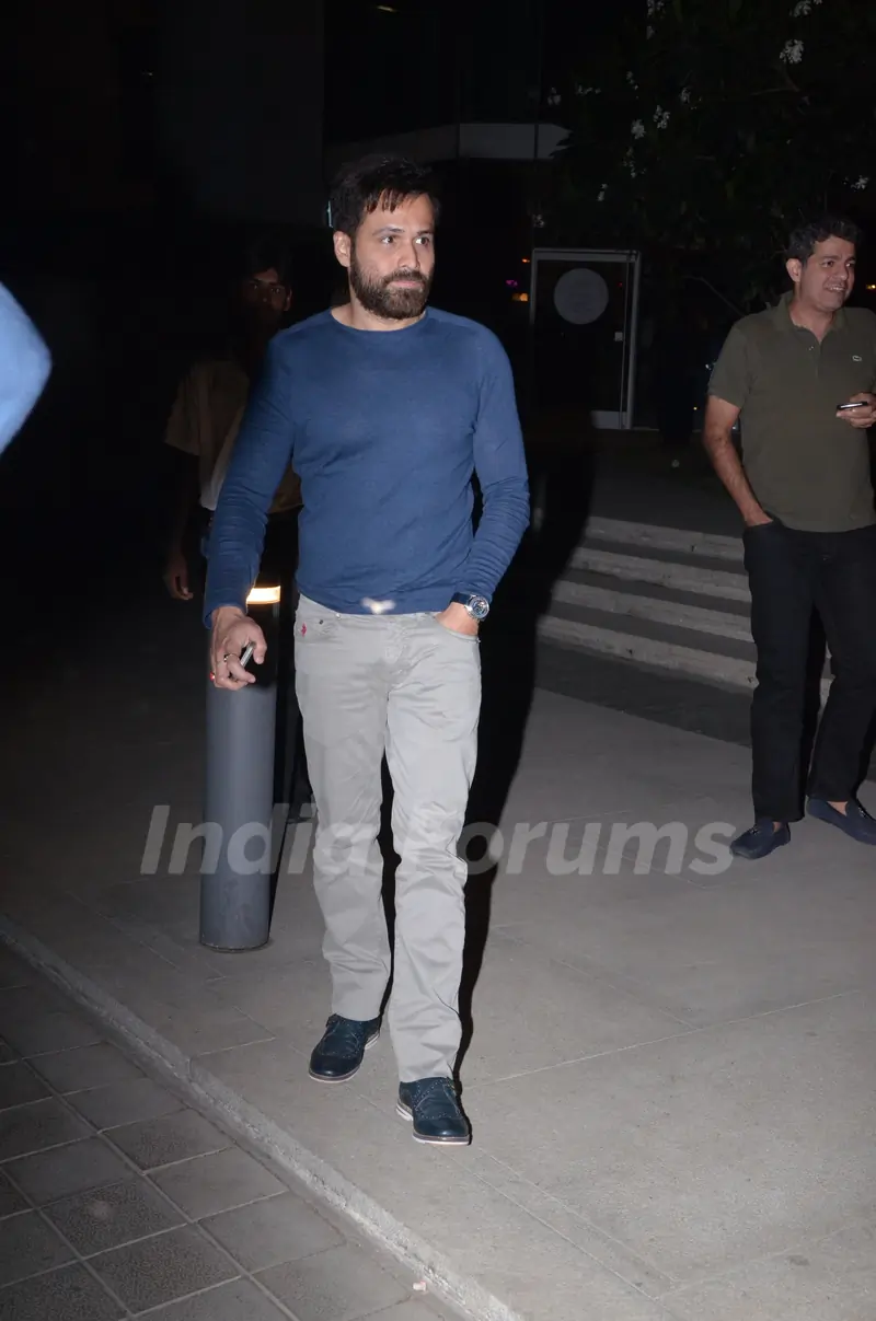 Emraan Hashmi spotted around the town