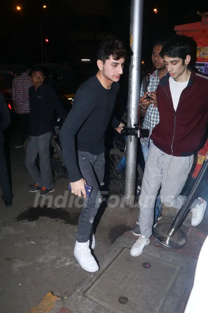 Ibrahim Ali Khan spotted around the town