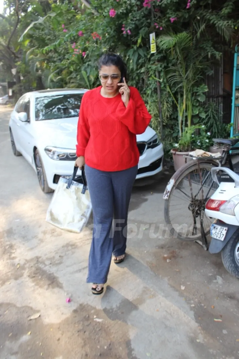 Kajol spotted around the town