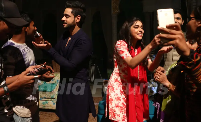 Birthday Pictures of Adnan Khan and Eisha Singh who are lead of serial Ishq Subhan Allah