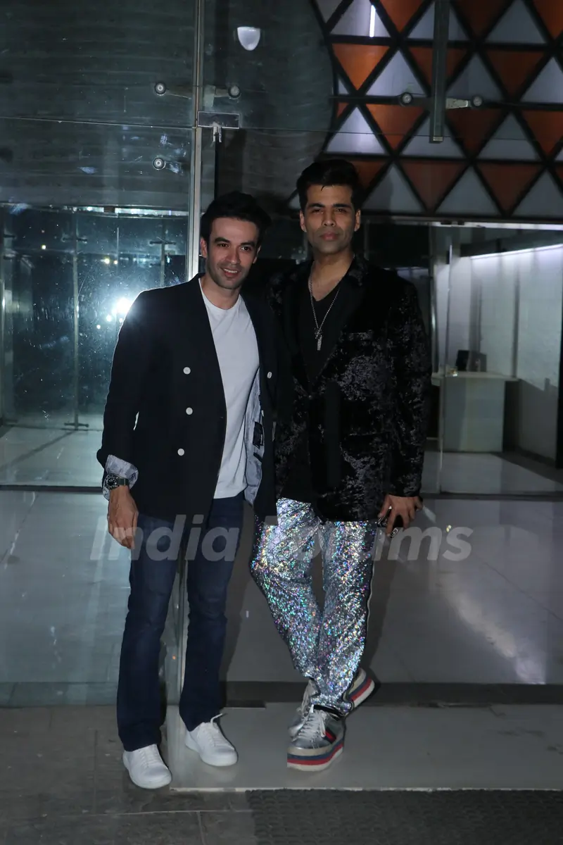 Karan Johar and Punit Malhotra attend Sanjay Kapoor's New Year Bash