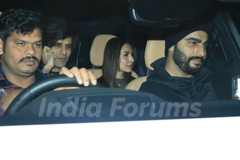 Arjun Kapoor and Malaika Arora attend Sanjay Kapoor's New Year Bash