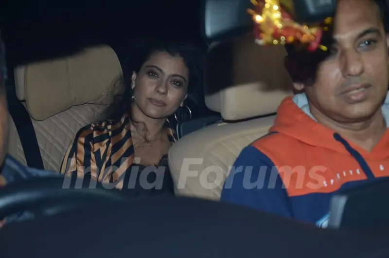 Kajol at Simmba success bash