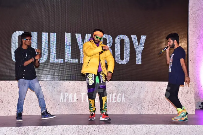 Ranveer Singh at Gully Boy Trailer launch
