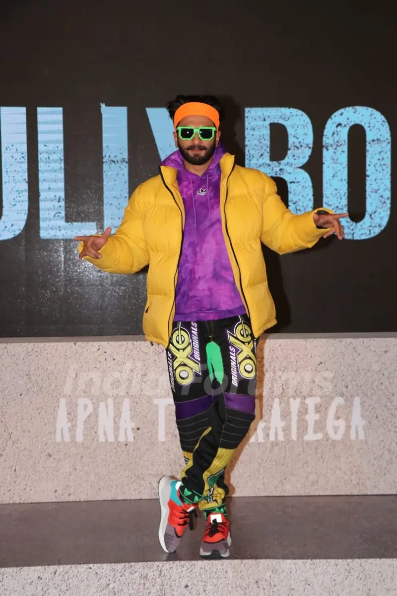 Ranveer Singh at Gully Boy Trailer launch