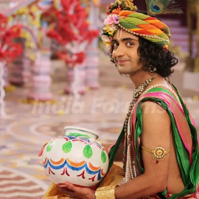 Krishna with Makhan matka from RadhaKrishn