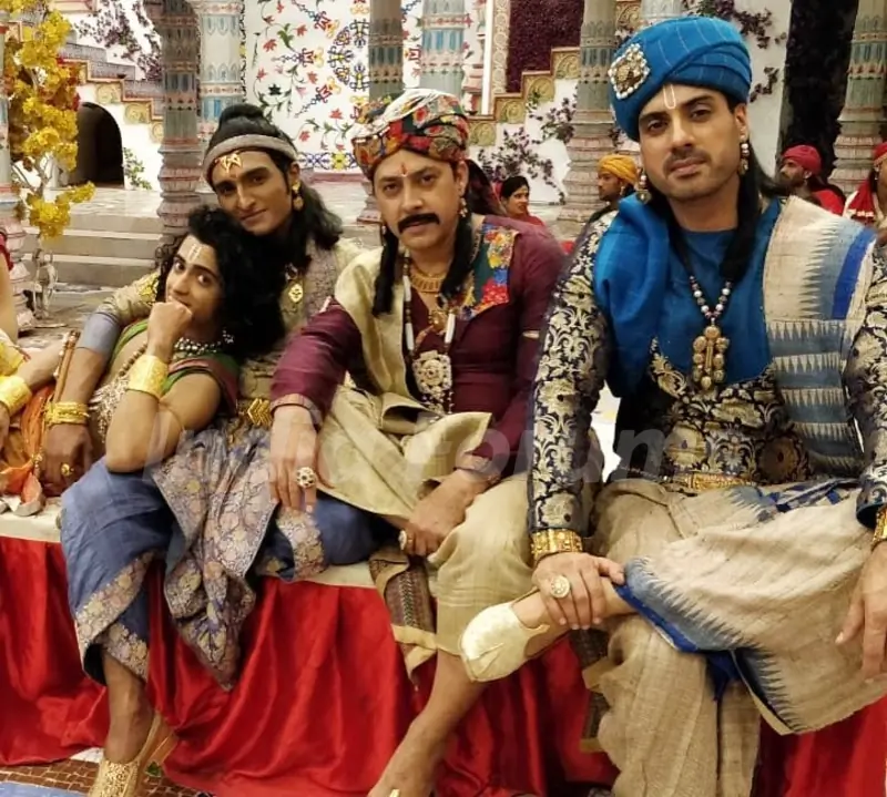 Actors from the sets of RadhaKrishn